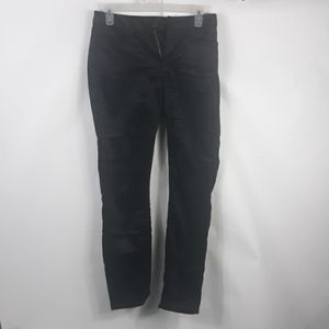 Jen7 | 7 of all mankind black velvet ankle skinny